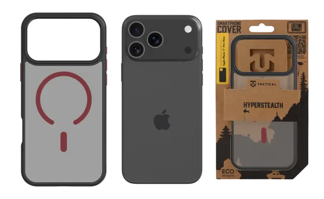 Tactical MagForce Hyperstealth 2.0 Cover for Apple iPhone 18 Pro Max/17 Pro Max Black/Red 3