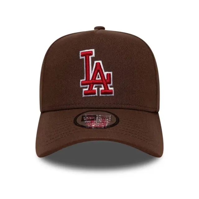 New Era Adult Outline Script Eframe MLB Los Angeles Dodgers Cap Καφέ 60771811 (New Era) - One Size 2