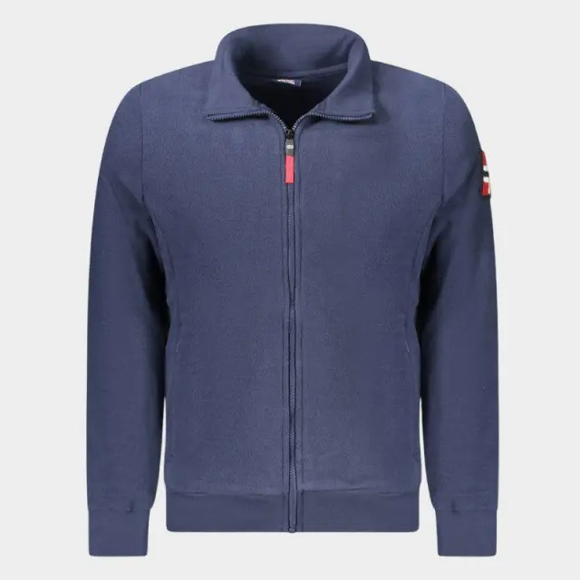 Norway Nautical School - Ανδρική Ζακέτα Φούτερ Fleece 859532-NAVY Μπλε Σκούρο - 3XL