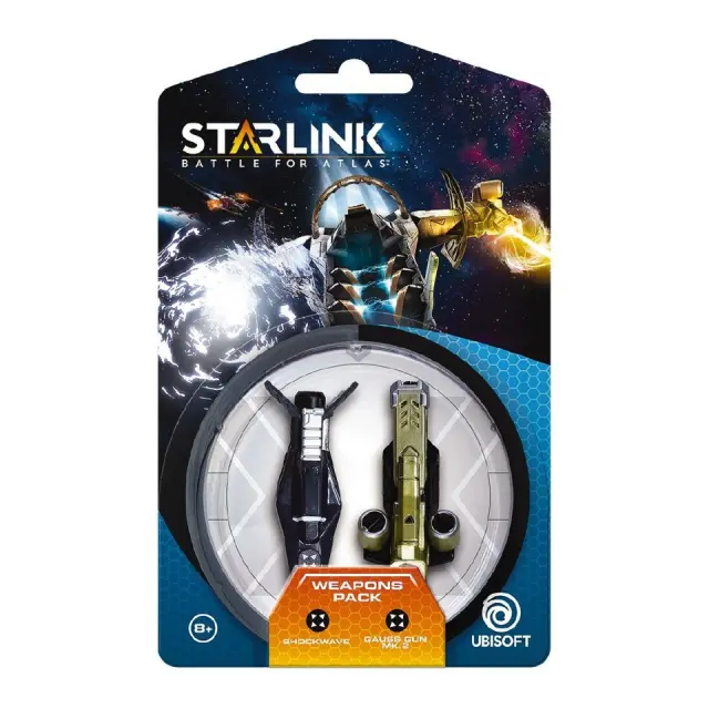 Starlink: Battle for Atlas - Weapon Pack - Shockwave and Gauss Gun -Video Game Toy (CRD) 52635