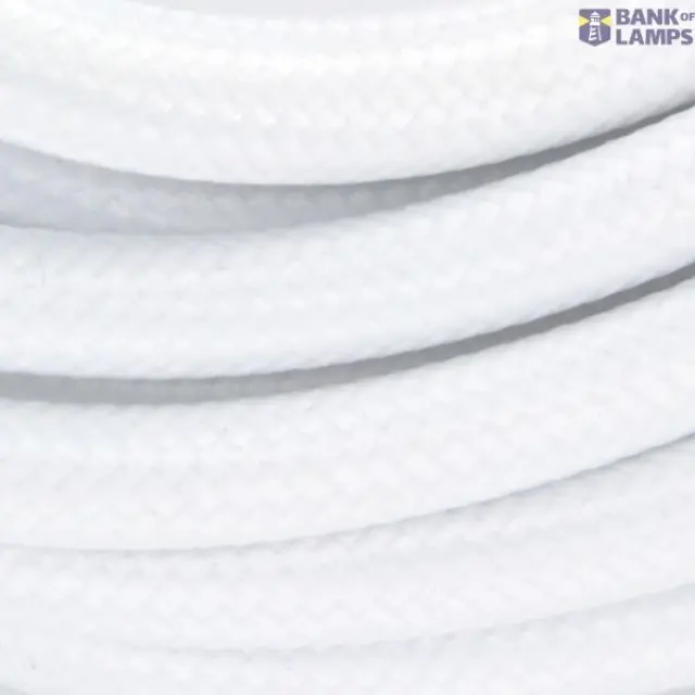 Intertwined cable cotton 2*1.5 white Fontini