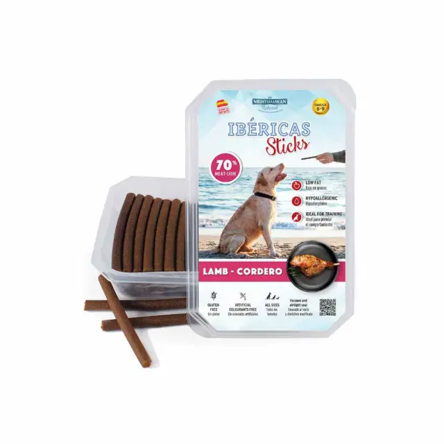 Mediterranean Ibericas Sticks Αρνί Λιχουδιά για Σκύλους 350gr Μονόχρωμο