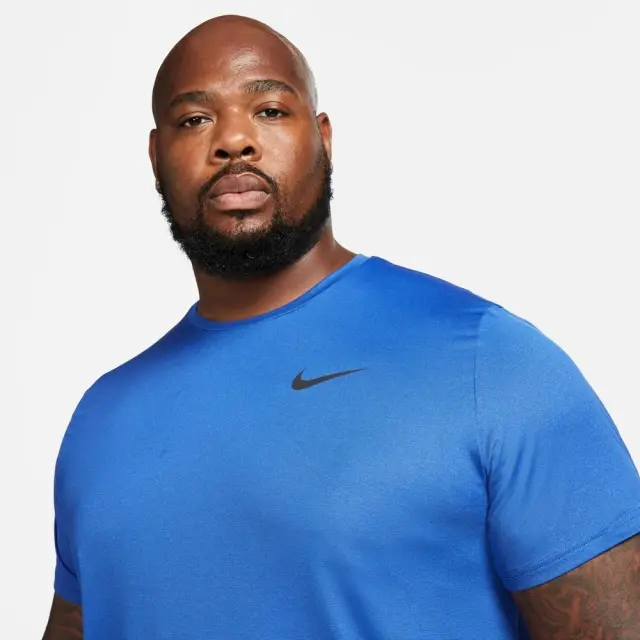 Nike Pro Dri-FIT T-Shirt (CZ1181-492) - Μπλέ - L 2