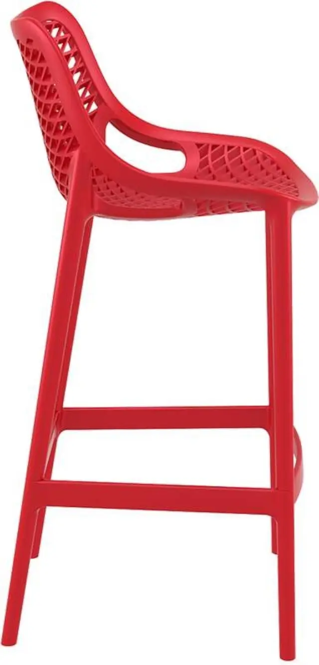 Σκαμπό Bar AIR Κόκκινο PP 45x53x75/105cm 3