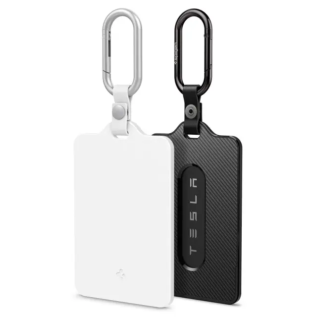 Spigen Tesla Card Holder 2 Pack, black and white - Tesla Key Card