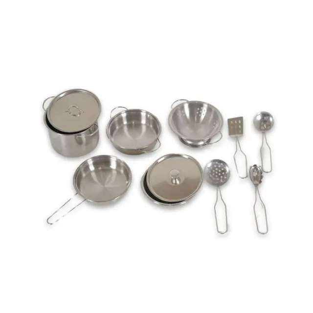 Moni Toys Σετ Παιδικά Κουζινικά 12τμχ Stainless Kitchen A8 3801005600403 2