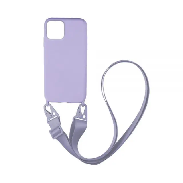 CarryHang Liquid Silicone Strap - iPhone 13 Pro Max - Λιλά