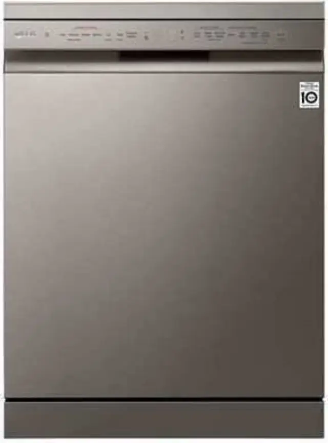 LG DF365FPS Ελεύθερο Πλυντήριο Πιάτων με Wi-Fi για 14 Σερβίτσια Π60xY85εκ. Γκρι 2