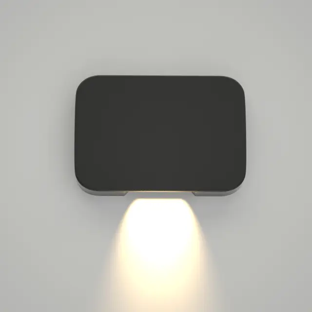 it-Lighting Silver LED 1W 3000K Outdoor Wall Lamp Anthracite D:5cmx7cm (80202440) 2