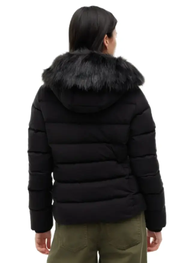 Tommy Hilfiger γυναικείο puffer μπουφάν με κουκούλα slim DW0DW23409-1 2