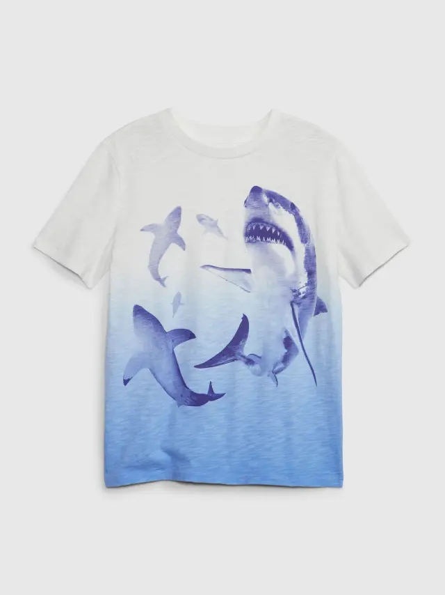 Άσπρη Παιδική Animal Graphic Μπλούζα optic white - M
