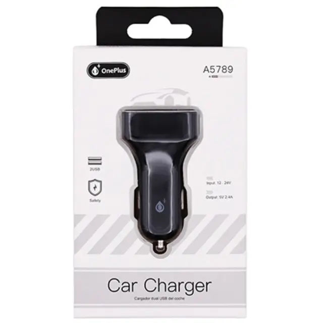 Car Charger S.Basic Epime without Cable, 2USB, 2.4A, Black A5789