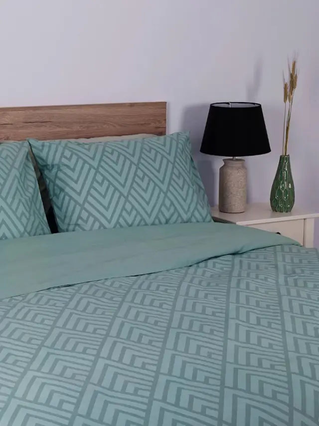Σετ Σεντόνια Cotton Feelings 2036 Aqua King Size (260x270) Sunshine 2