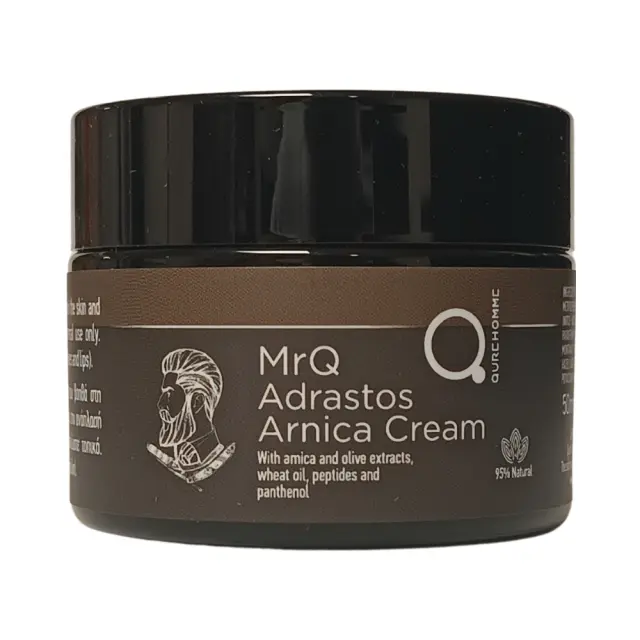 MrQ Adrastos Arnica Cream 50ml by QureHomme - Κρέμα την για ανακούφιση της μυϊκής έντασης