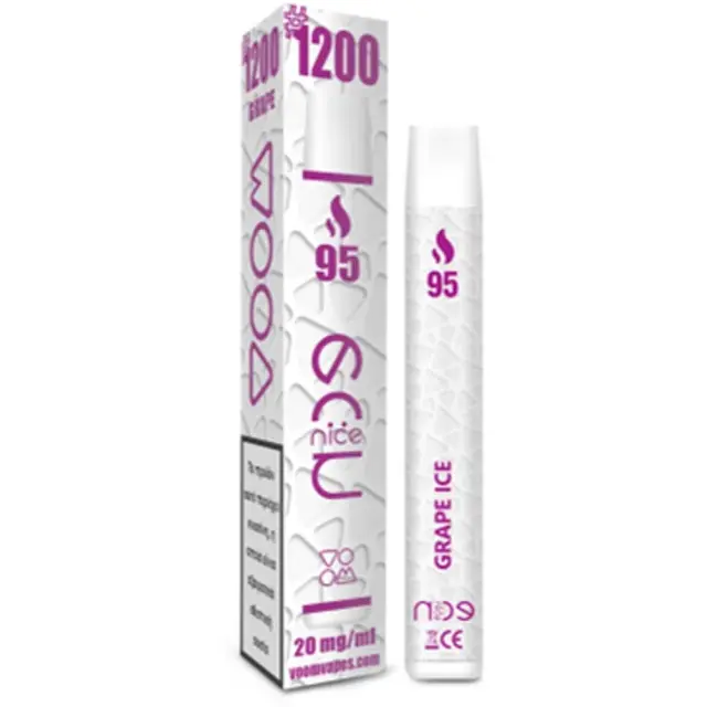 Voom Disposable Nicotine 20mg/ml 95 Grape 1200 Puffs
