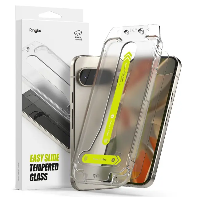 Ringke Easy Slide 2-pack Google Pixel 9 / 9 Pro / 10 / 10 Pro Clear