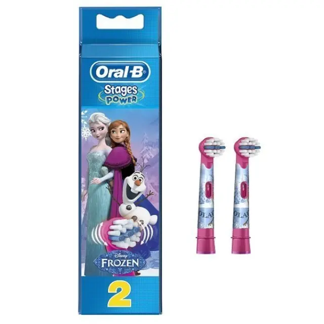 Oral-B Stages Power Frozen Ανταλλακτικές Κεφαλές για την Παιδική Ηλεκτρική Οδοντόβουρτσα, 2τμχ