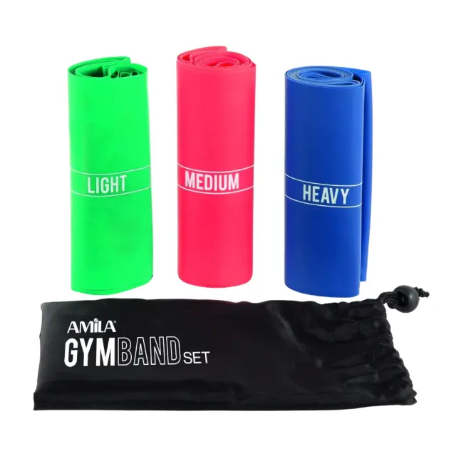 Amila Σετ Λάστιχα Αντίστασης GymBand 2.5m - 3τμχ