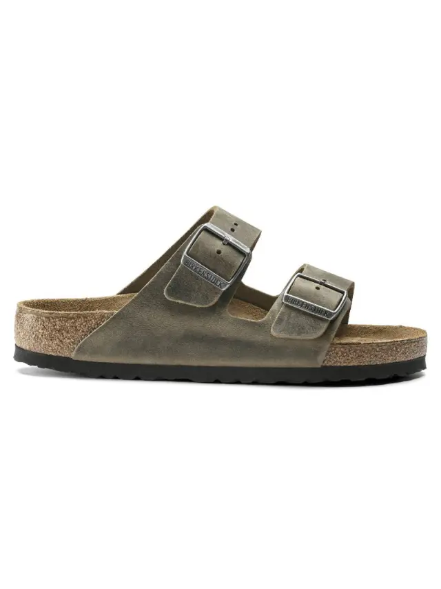 Birkenstock Πέδιλα Unisex δέρμα Πράσινο BIR/ARIZONA 1027039 F/KHAKI 3