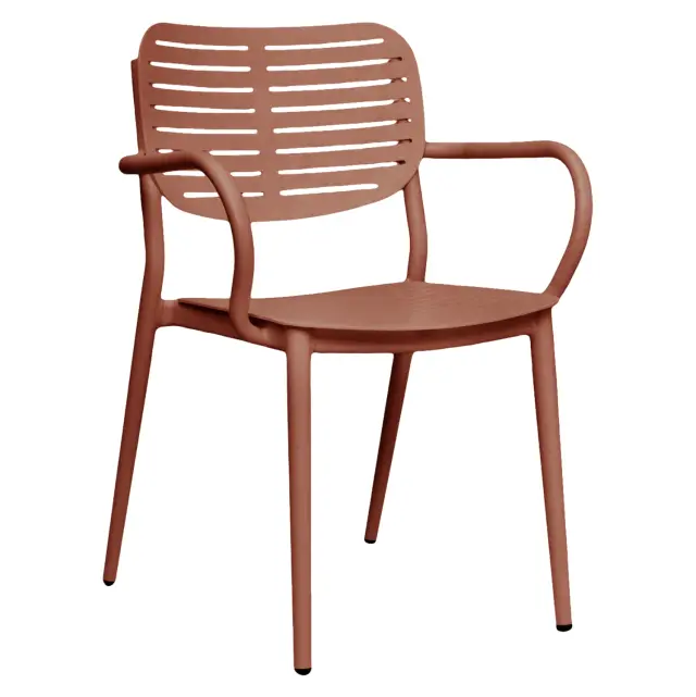 ΠΟΛΥΘΡΟΝΑ ΤΡΑΠΕΖΑΡΙΑΣ FB96644.08 ΑΛΟΥΜΙΝΙΟ ΣΕ TERRACOTTA 56x58x80Υεκ