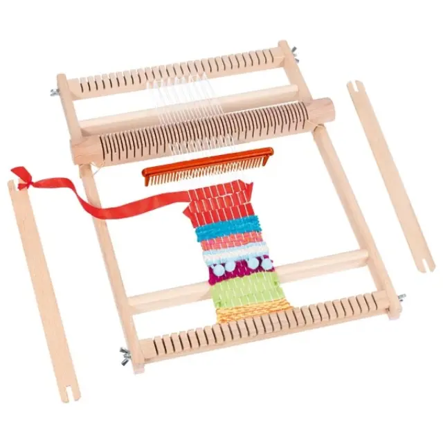 Goki School Weaving Loom Ξύλινος Σχολικός Αργαλειός 25 cm (4+ ετών) 58288 3