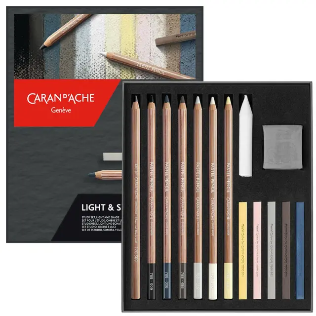 Caran d'Ache Graphite Line Light and Shade Σετ 15τεμ