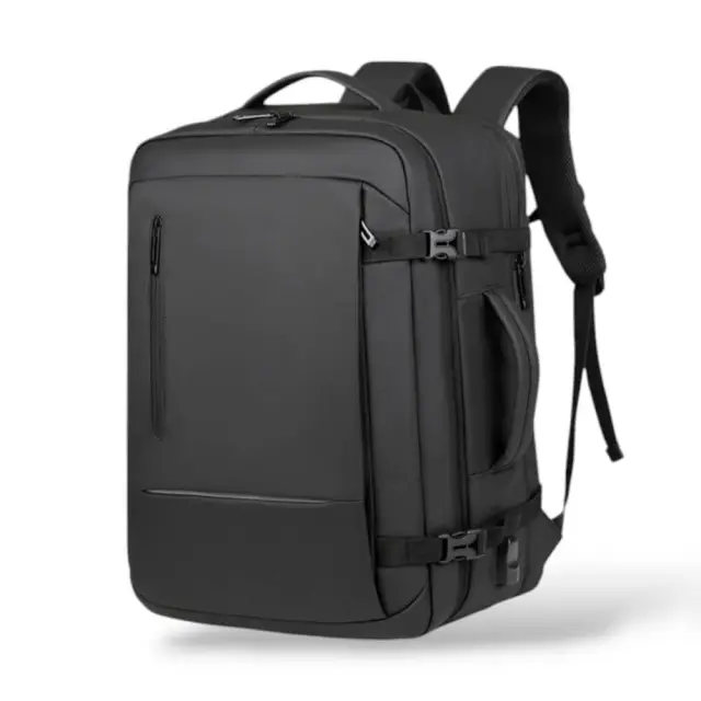 Επαγγελματικό Σακίδιο Πλάτης 46x32x22 +5cm Επέκταση PLAYFULBAGS PS2407. Μαύρο Max 40lt 3