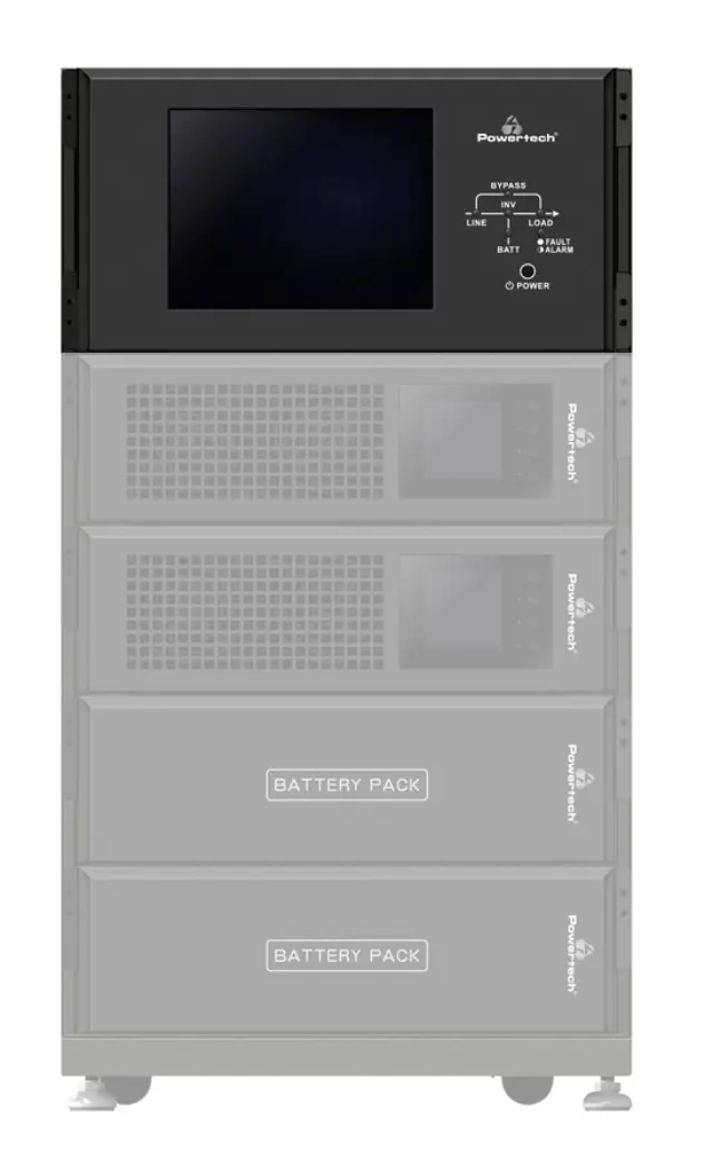 POWERTECH LCD οθόνη αφής 10" PT-10LM, για συστήματα UPS 2