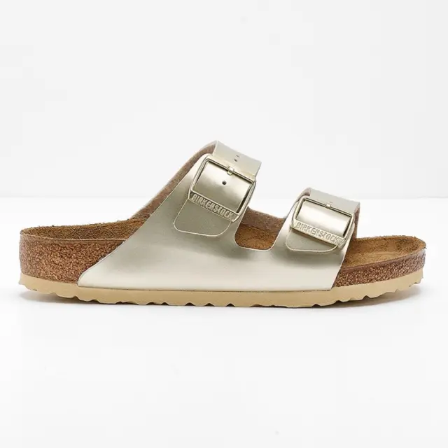 Birkenstock Πέδιλα Γυναικείο Birko-Flor(ανθεκτικό υλικό της Birkenstock-επιτρέπει την επαφή με το νερό) Χρυσό BIR/ARIZONA ELECTRIC 1014840 M/GOLD