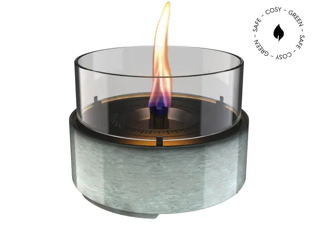 Επιτραπέζια Εστία Φωτιάς Café 18 Reactive Glaze Tenderflame με διάρκεια καύσης 3 - 4 ώρες, χωρητικότητα δεξαμενής 250ml και διαστάσεις 18.2x13.5cm - Green TF-600284 2