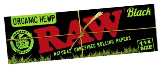 RAW Χαρτάκια Black Organic - Ακατέργαστο - 1¼ 50φ.