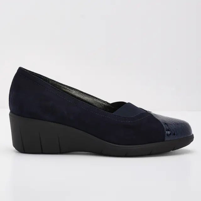 Soffice Sogno Μπαλαρίνες Γυναικείο δέρμα Nubuck/δέρμα λουστρίνι Μπλέ ASS/20534 NOTTE