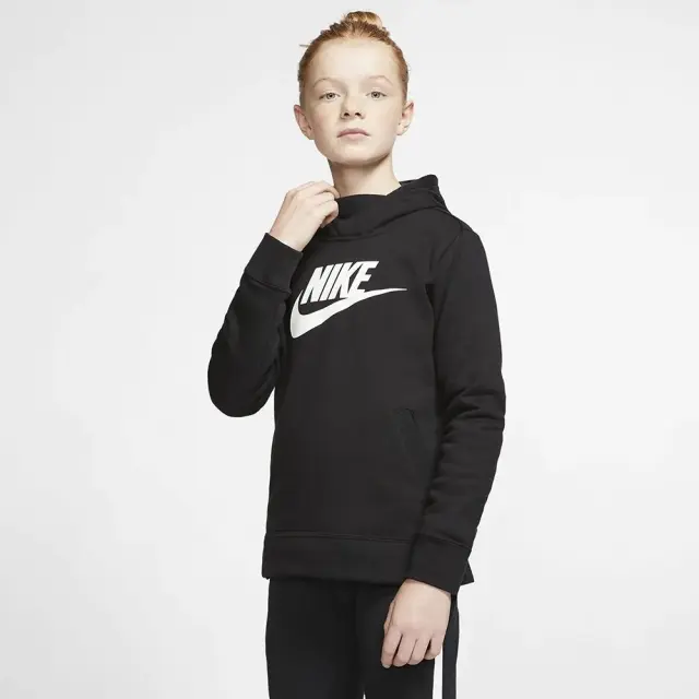 Nike Sportswear Girl's Pullover (BV2717-010) - Μαύρο - XS
