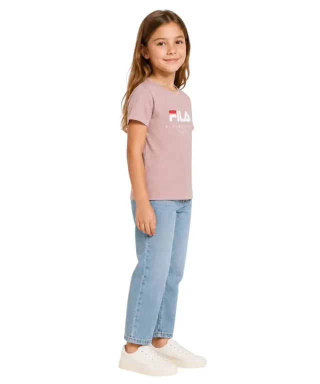 Fila - Παιδικό T-shirt Benna Logo FAK0432-40133 Ροζ - 18 Μηνών 2