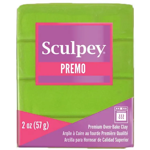 Πολυμερικός Πηλός Premo Sculpey - 5035 Bright Green Pearl - 57gr