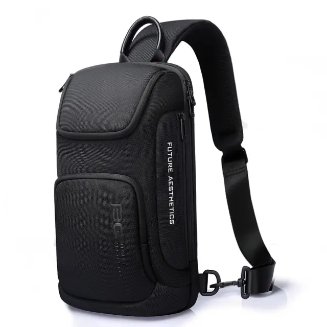 Crossbody αντρικό Bange 7565 μαύρο