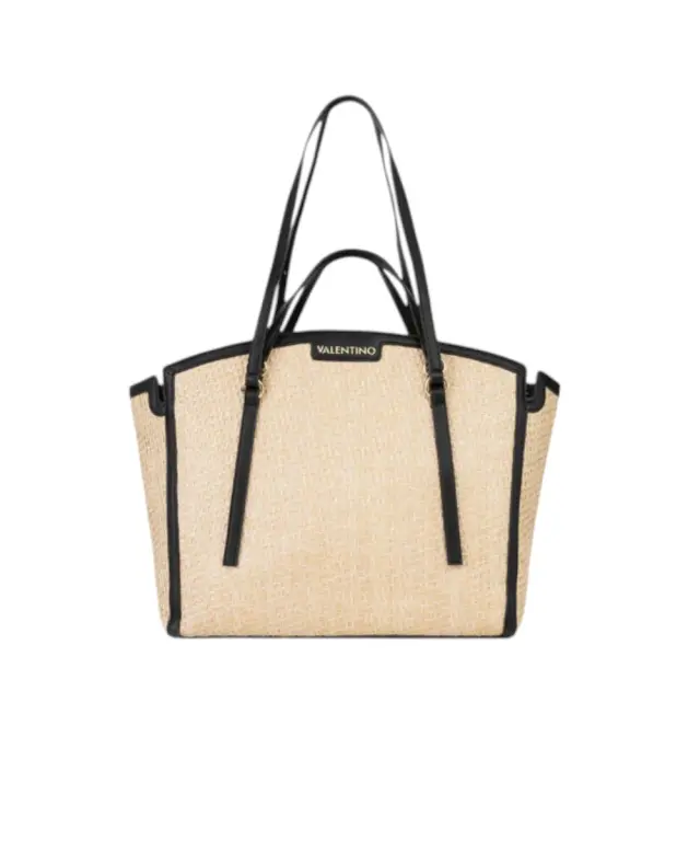 Valentino Bags - Γυναικεία Τσάντα Ώμου Demetra VBS9R901-G41 Μπεζ/Μαύρο