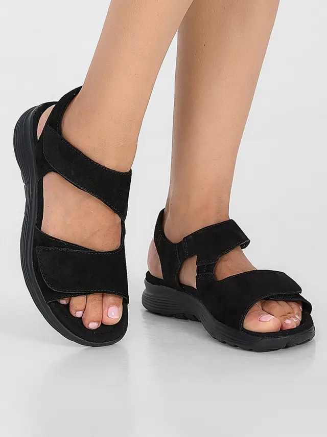 Gabor Πέδιλα Γυναικείο δέρμα Nubuck Μαύρο GAB/66815 47-SCHWARZ - 38 2