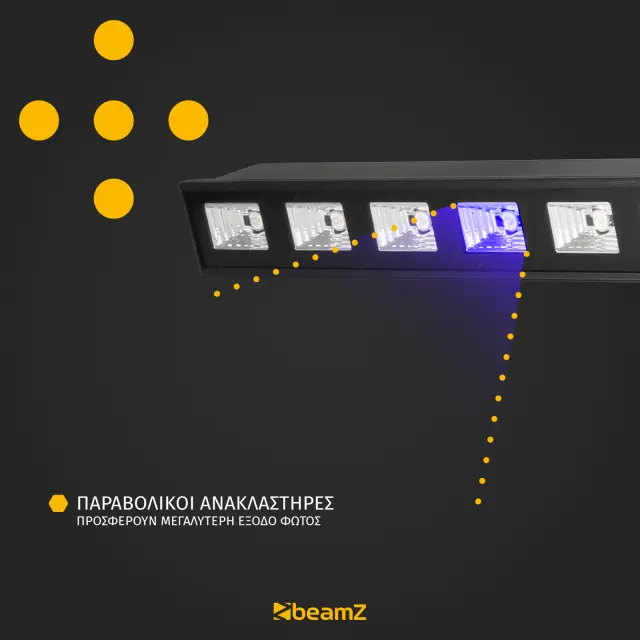 BEAMZ BUV63 ΜΠΑΡΑ ΦΩΤΙΣΜΟΥ UV 3