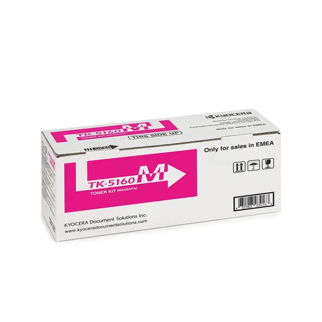 Kyocera TK-5160M Γνήσιο Toner Laser Εκτυπωτή Ματζέντα 12000 Σελίδων (1T02NTBNL0)