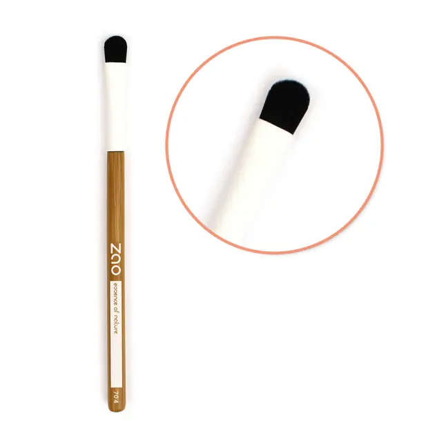 Zao Organic Shading Brush 704 – Vegan & Cruelty Free πινέλο για σκιά ματιών 2