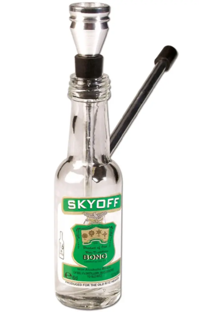 Γυάλινο Bottle Bong «Skyoff» - 15cm