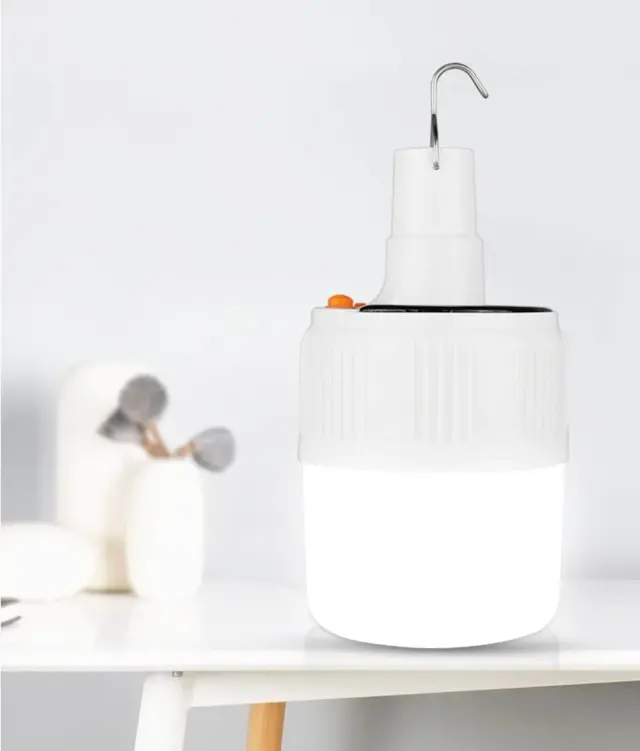 Led Ηλιακή φορητή λάμπα 50watt 4.2V φως έκτακτης ανάγκης Ip44 Ψυχρο Λευκο-1Τεμ 2