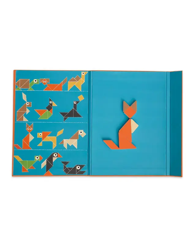 Παιχνίδι Scratch Μαγνητικό Tangram Animals 42τμχ 3