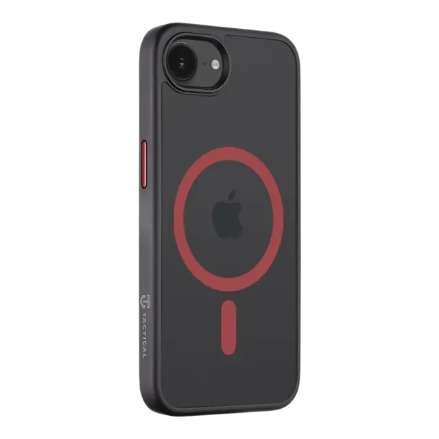 Tactical MagForce Hyperstealth 2.0 Cover for Apple iPhone 16e/17e Black/Red 2