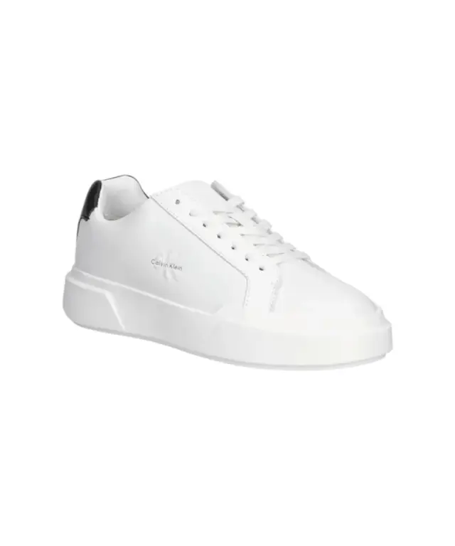 Calvin Klein - Γυναικεία Sneakers Chunky Cupsole Laceup Lth Wn YW0YW01947-01W Λευκό 2