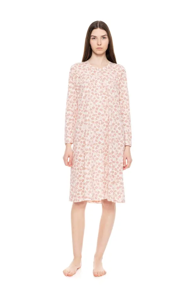 W1600 - Type - NIGHTGOWN CLASSIC PINK FLOWER