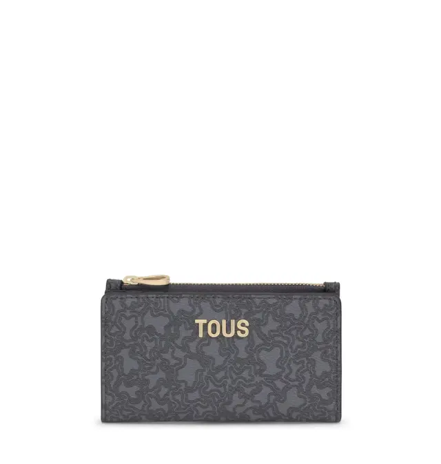 Πορτοφόλι TOUS Billetera Small Kaos Mini Lines 2002183547 Γκρι