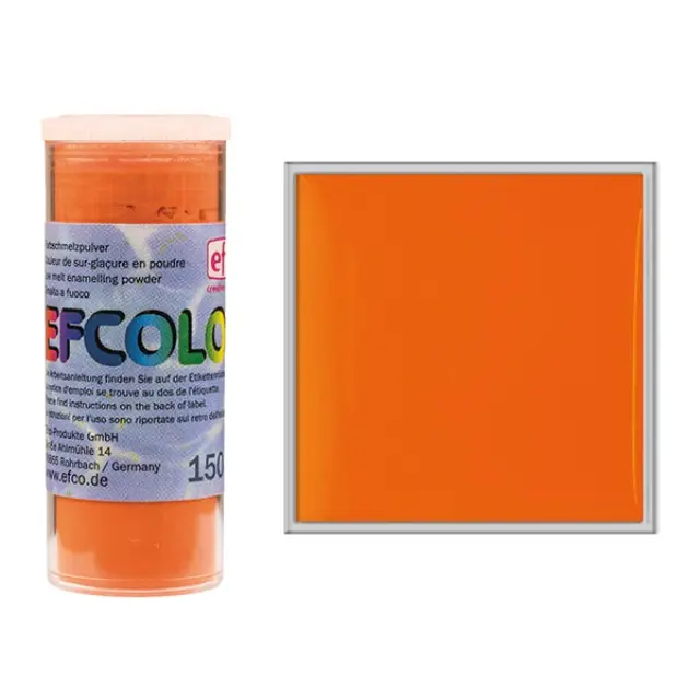 Σμάλτο Μετάλλου Efcolor 150ºC - Orange - 10ml