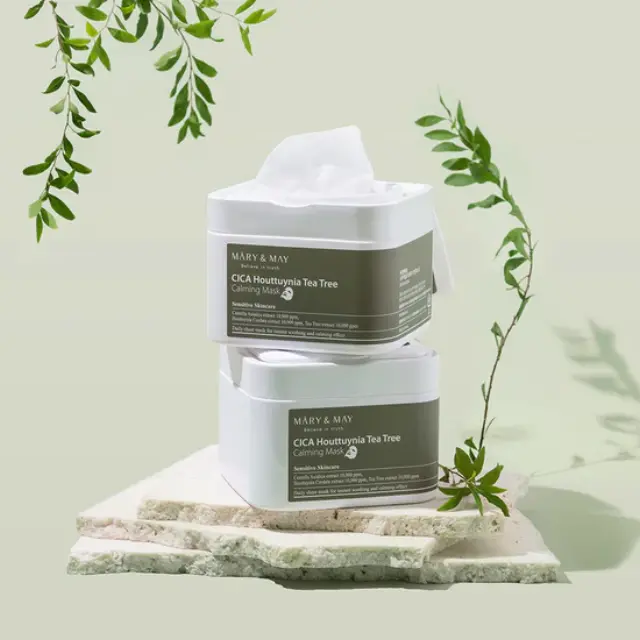 Mary & May Cica Houttuynia Tea Tree Calming Mask - Πακέτο Με 30 Τεμάχια Μάσκες Προσώπου 2